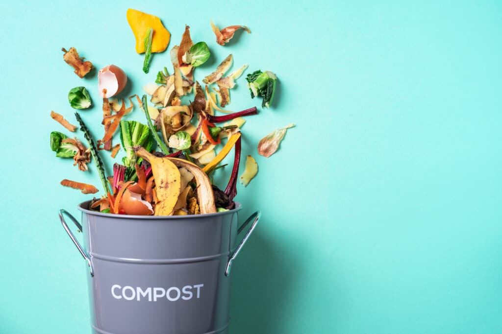 Poubelle à compost