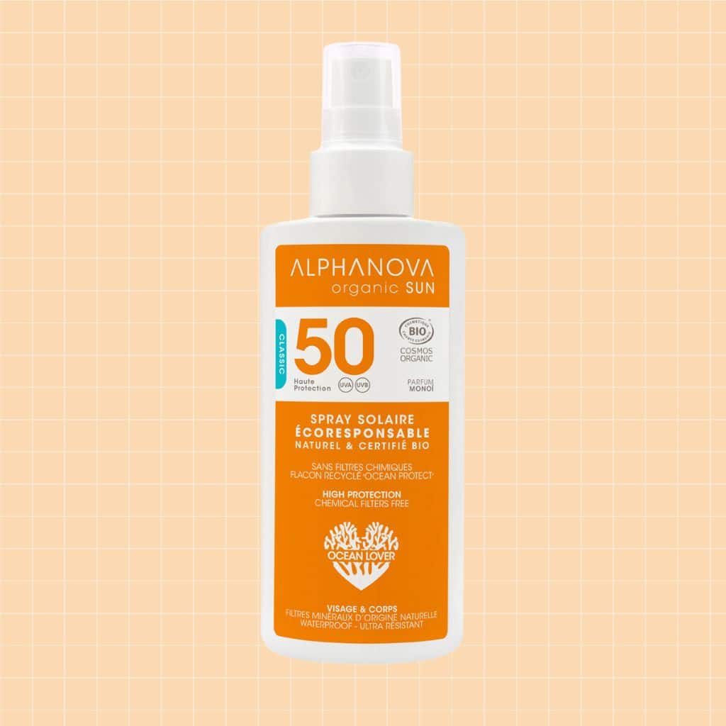 creme solaire bio haute protection spf50+ alphanova