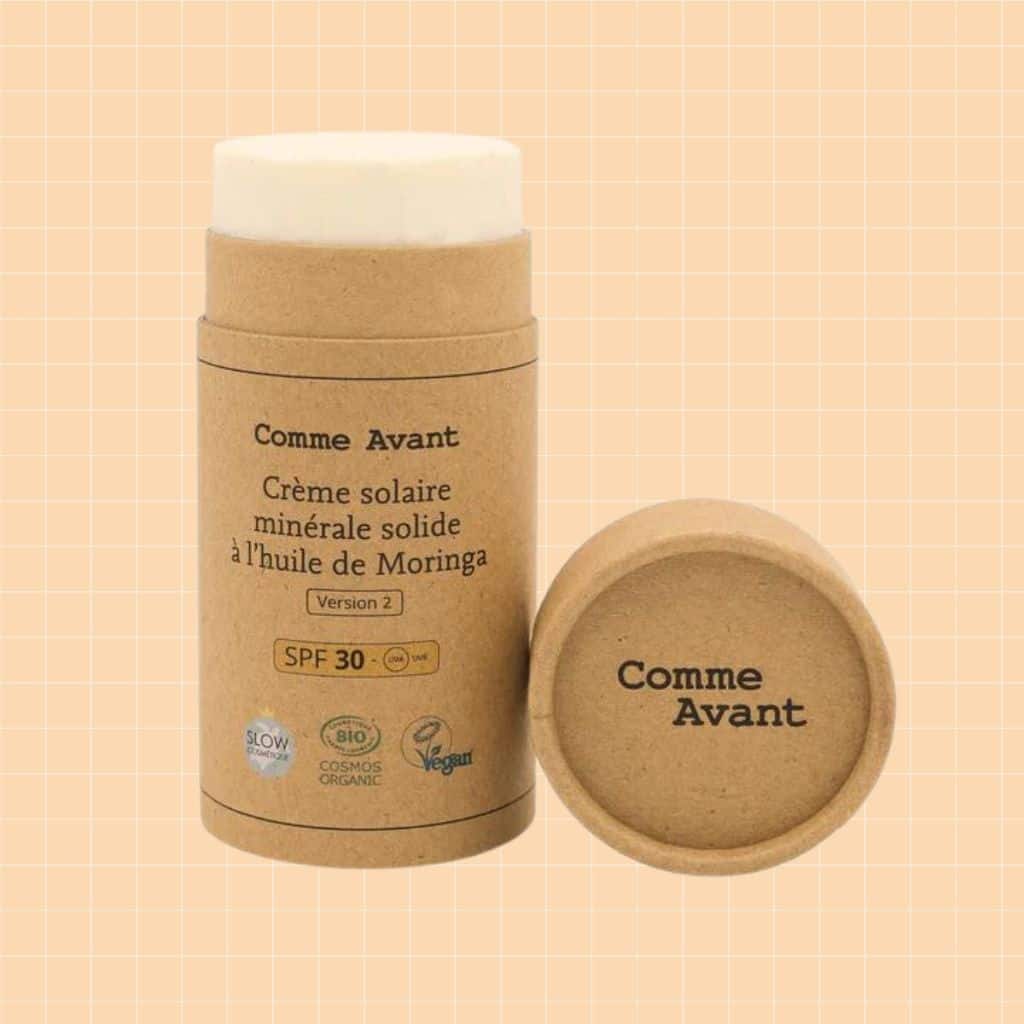 creme solaire bio minérale naturelle solide spf30 comme avant