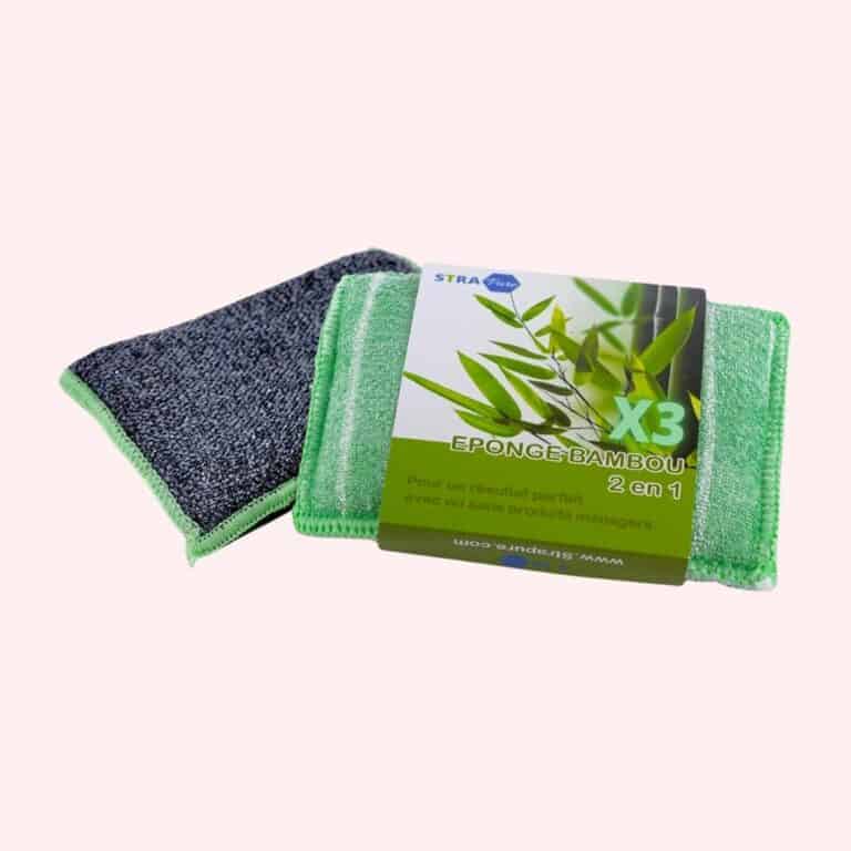 Ecosponge Lot De 5 Eponges Reutilisables Fibre De Bambou Copy main image 1
