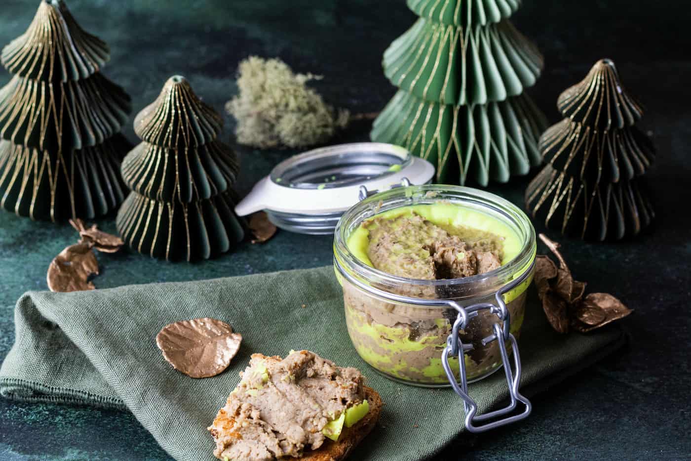 Faux gras à la truffe, pâté végétal bio 125 g 