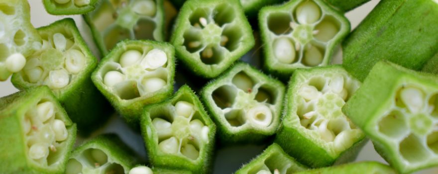 fruits légumes gombo