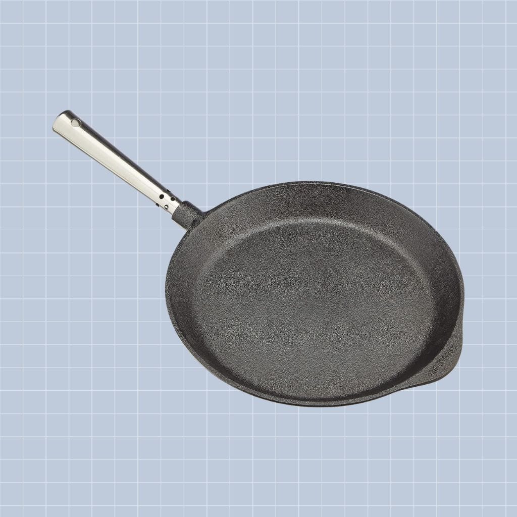 Ensemble de poêles en fonte brute pour de la cuisson douce