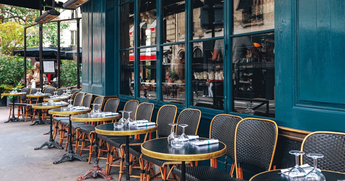 Terrasse d'un restaurant à Paris