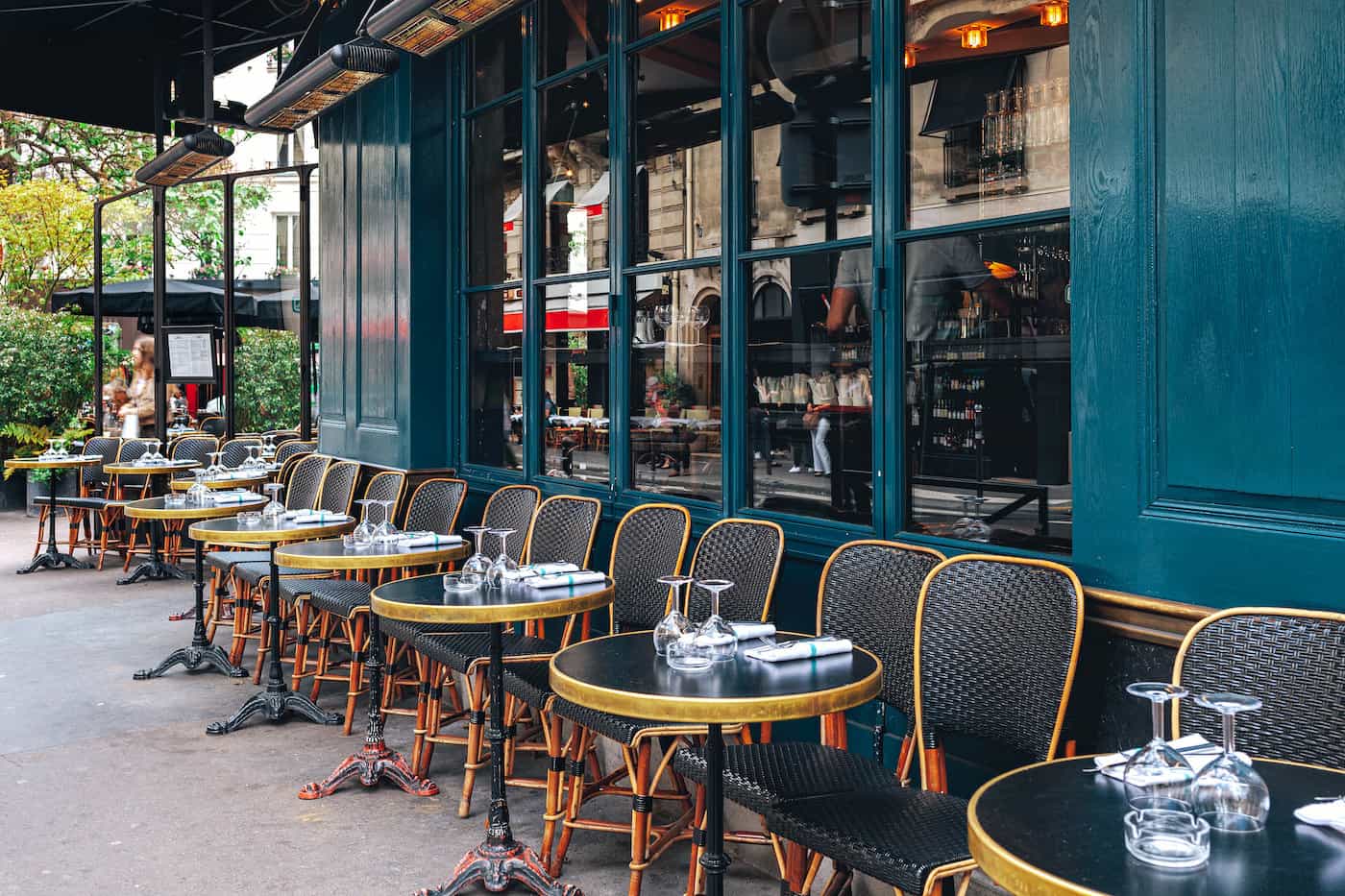 Terrasse d'un restaurant à Paris